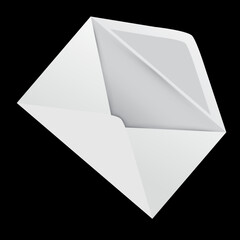 open letter envelope vector illustration
