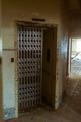 Old decayed elevator