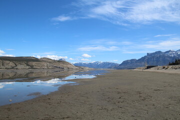 Low Water Levels, Jasper National Park, Alberta