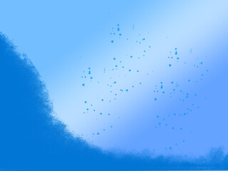 blue sky with clouds