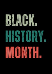 This illustration design is perfect for celebrating Black History Month on February. It is also suitable for graphic resources.