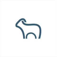 sheep logo design template, logo inspiration.