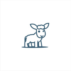 sheep logo design template, logo inspiration.