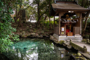 茨城県日立市　泉神社の湧水