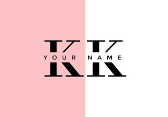 letter K, logo K, suitable for the company's initial symbol.