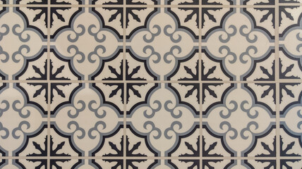 azulejo geometric colourful vintage floral background in tiles patchwork wallpaper