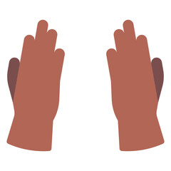 hand gloves illustration