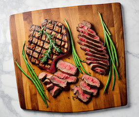 beef steak with vegetables