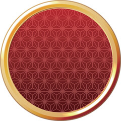 高級感のある和風デザインのメダル