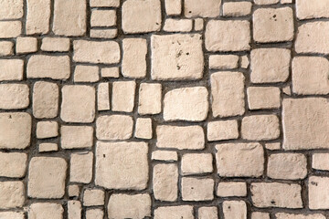 White stone wall abstract background 