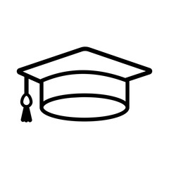 Line Education Icon. symbol in trendy flat style on white background.