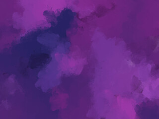abstract background of brush oil paint in colorful purple blue
