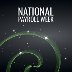 National Payroll Week. Design suitable for greeting card poster and banner