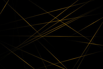 Abstract black with gold lines, triangles background modern design. Vector illustration EPS 10.