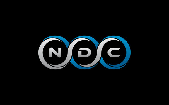 NDC Letter Initial Logo Design Template Vector Illustration