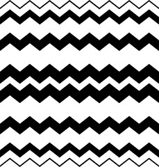 Vector pattern in geometric ornamental style. Black and white color.Seamless pattern.