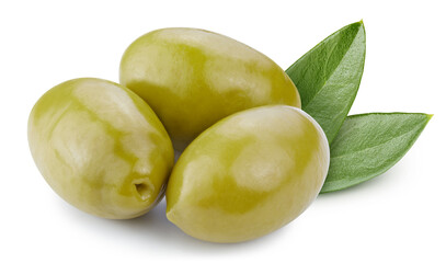 Olive isolated on white background