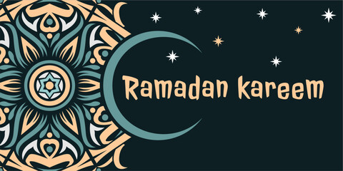 Ramadan kareem background vector