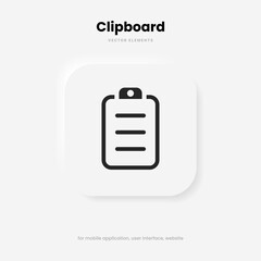 Tasks clipboard icon. Task done sign. Approved document icon. Project completed. Check Mark sign. Worksheet sign. Application form. Fill in the form. Report. Office documents symbol