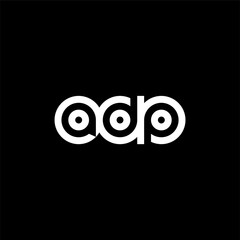 ADP Letter Initial Logo Design Template Vector Illustration