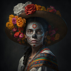 Día de los Muertos, mexican, festival of the dead, generative AI
