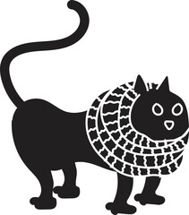 Hand-drawn traditional ancient tribal folk art, India. Pictorial language depicting the rural life of the inhabitants of India. seamless pattern for textiles, wrapping paper, or backgrounds