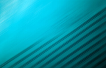 Abstract blurred blue line texture. Turquoise blur water backdrop. Motion effect illustration for your graphic design, banner, background, wallpaper or poster. 3D rendering