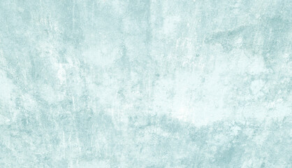Abstract grunge blue painted wall texture, soft blue decorative grunge texture with various white and blue stains.