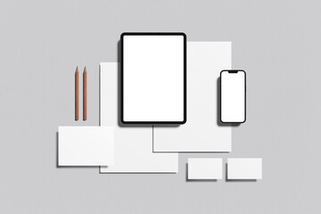 Stationery Blank Mockup
