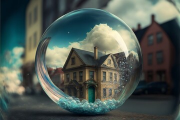enclosed in a bubble, hause