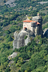Fototapeta na wymiar Griechenland - Meteora - Kloster St. Nikolaos Anapavsas