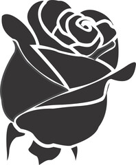 rose flower silhouette 2023011902