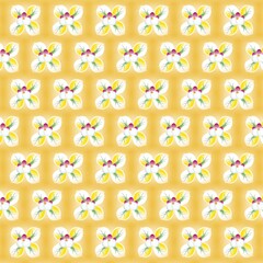 seamless background with flowers