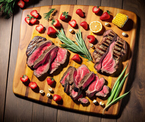 Steak & Tomato & Corn