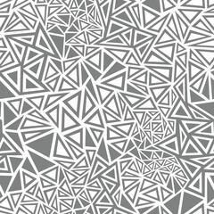 Triangle geometric texture seamless pattern. Abstract modern camo endless digital ornament for fabric and fashion textile print. Vector background.