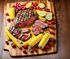 Steak & Tomato & Corn