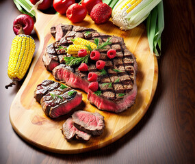 Steak & Tomato & Corn