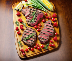 Steak & Tomato & Corn