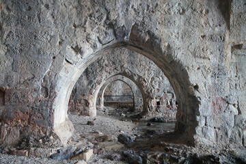 Historic Shipyard in Alanya Town in Antalya, Turkiye