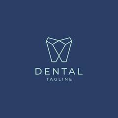 Dental logo icon design template