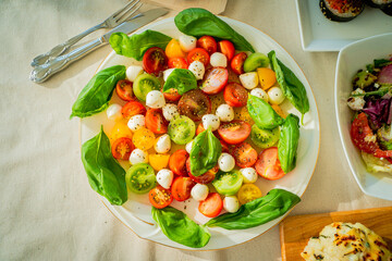 トマトとモッツァレラチーズのサラダ