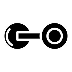 electric scooter part glyph 