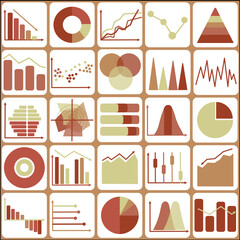 Icon templates. Data visualization of infographic elements. It can be used for presentations, business processes, workflow, diagrams, concept flowcharts, information graphics