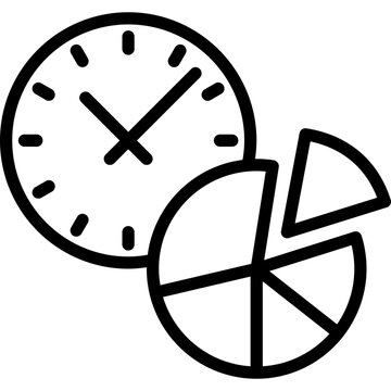 recommend clip art: time management outline icon