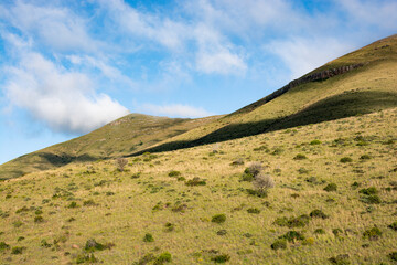 South Africa, Mountain Zebra National Park, landscape with sky