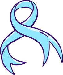 vector illustration of awareness ribbon