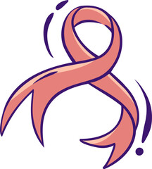vector illustration of awareness ribbon