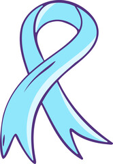 vector illustration of awareness ribbon