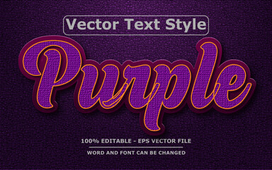 3d vector editable logo text style effect
