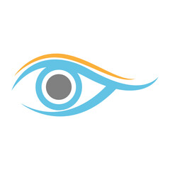 Eye icon logo design